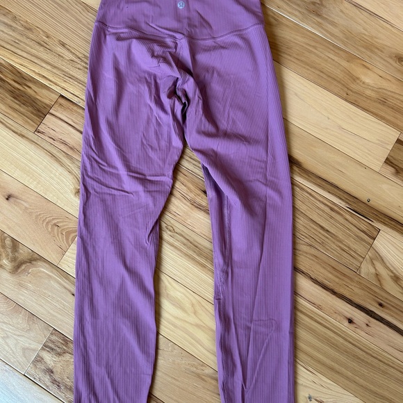 Lululemon velvet Dust Ribbed Align Leggings - Picture 3 of 4